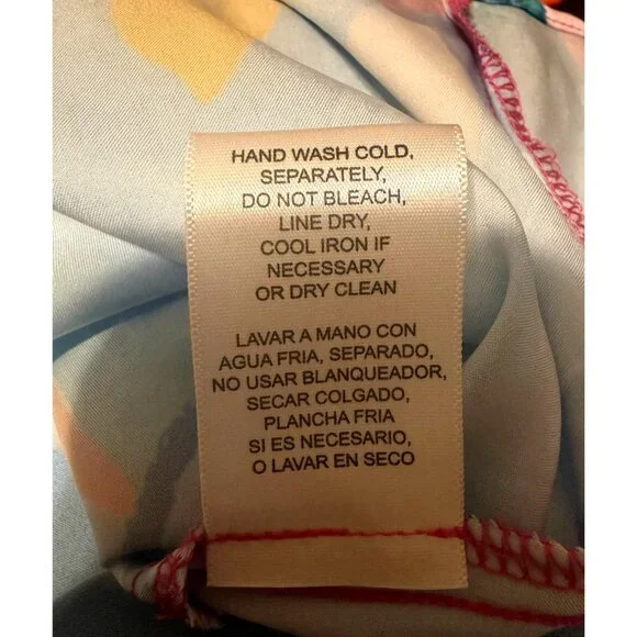 New Nicole Miller Dress 1X Oversized Pockets Abstract Geometric Resort Cruise